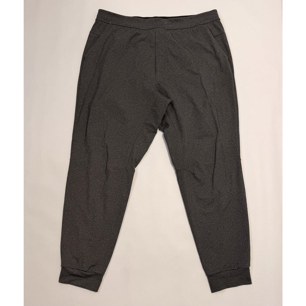 Lululemon Intent Jogger Pants Mens 2XL Gray Knit Elastic Waist Pocket Athletic
